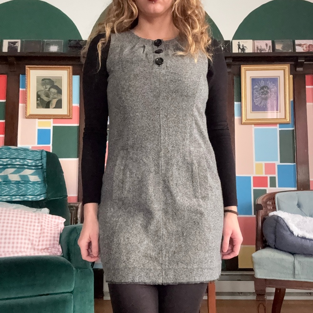 Michael Kors Wool/ Tweed Shift Dress